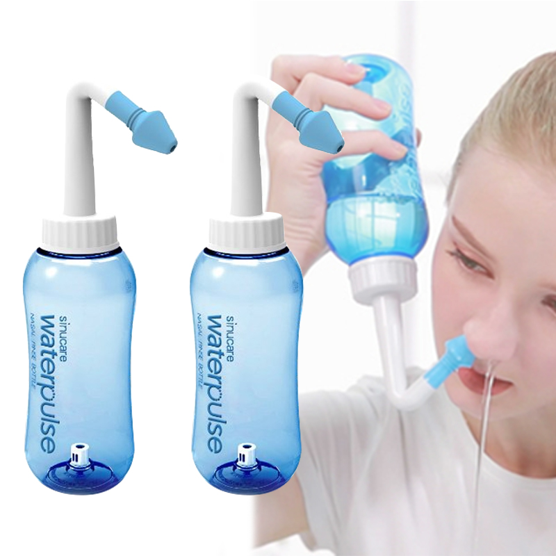 Neti Pot Nasal Rinse - Botol Pencuci Hidung Waterpulse 300ml, Alat