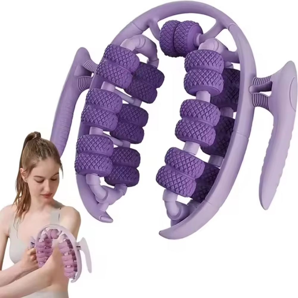 Foam Roller Trigger Point - 1 Buah 26 Roda Pemijat Penjepit