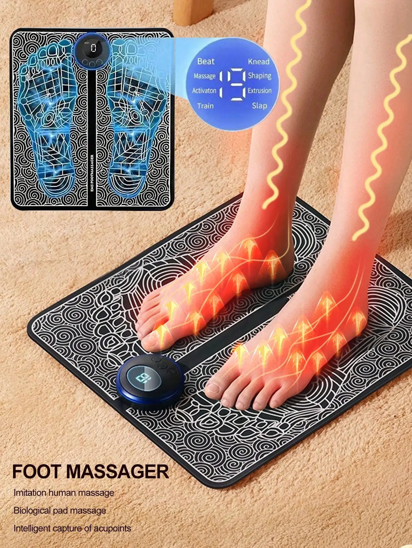 Ems Foot Massager - 2026 Ems Massager Kit, Alat Pijat