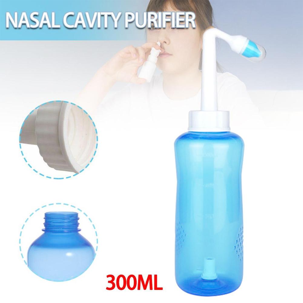 Neti Pot Nasal Rinse - 300ML Pembersih Hidung Botol Irigasi Nasal