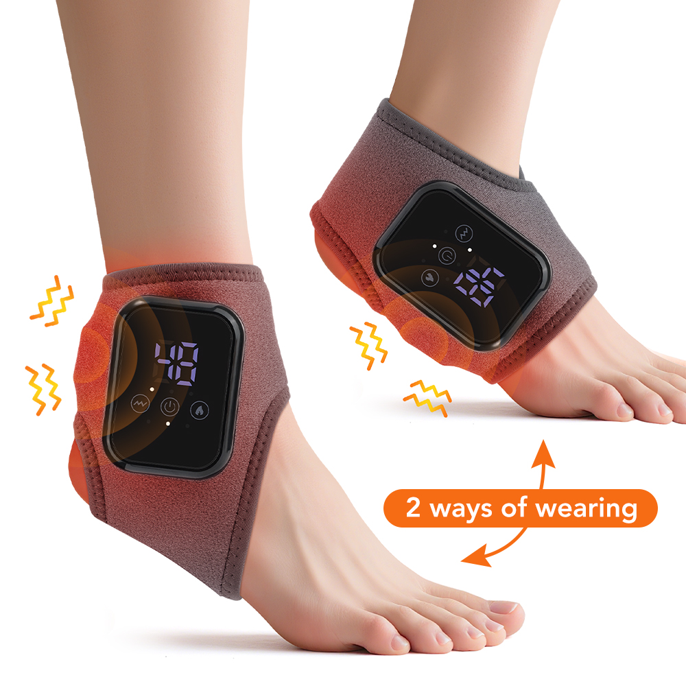 Ankle Brace Support - Alat Pijat Pemanas Kaki dengan Penyangga