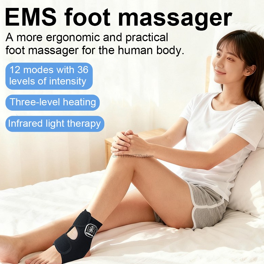Alat Pijat Pergelangan Kaki El - Ems Foot Massager ulasan dan harga