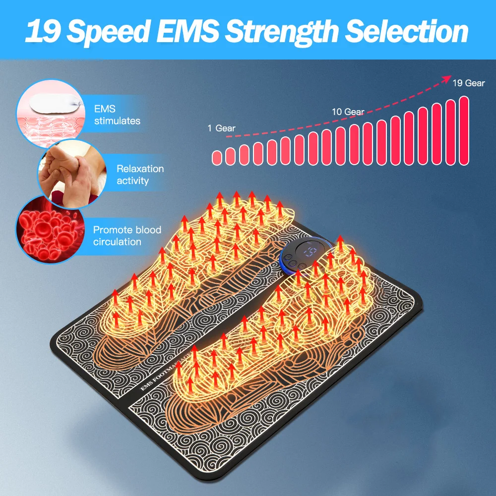EMS bantalan pijat kaki elektr - Ems Foot Massager ulasan dan harga