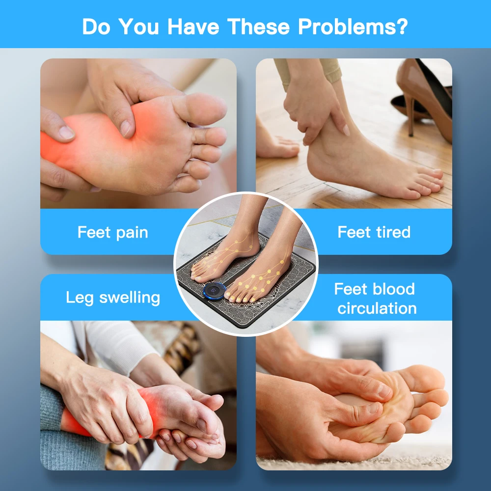 EMS bantalan pijat kaki elektr - Ems Foot Massager ulasan dan harga