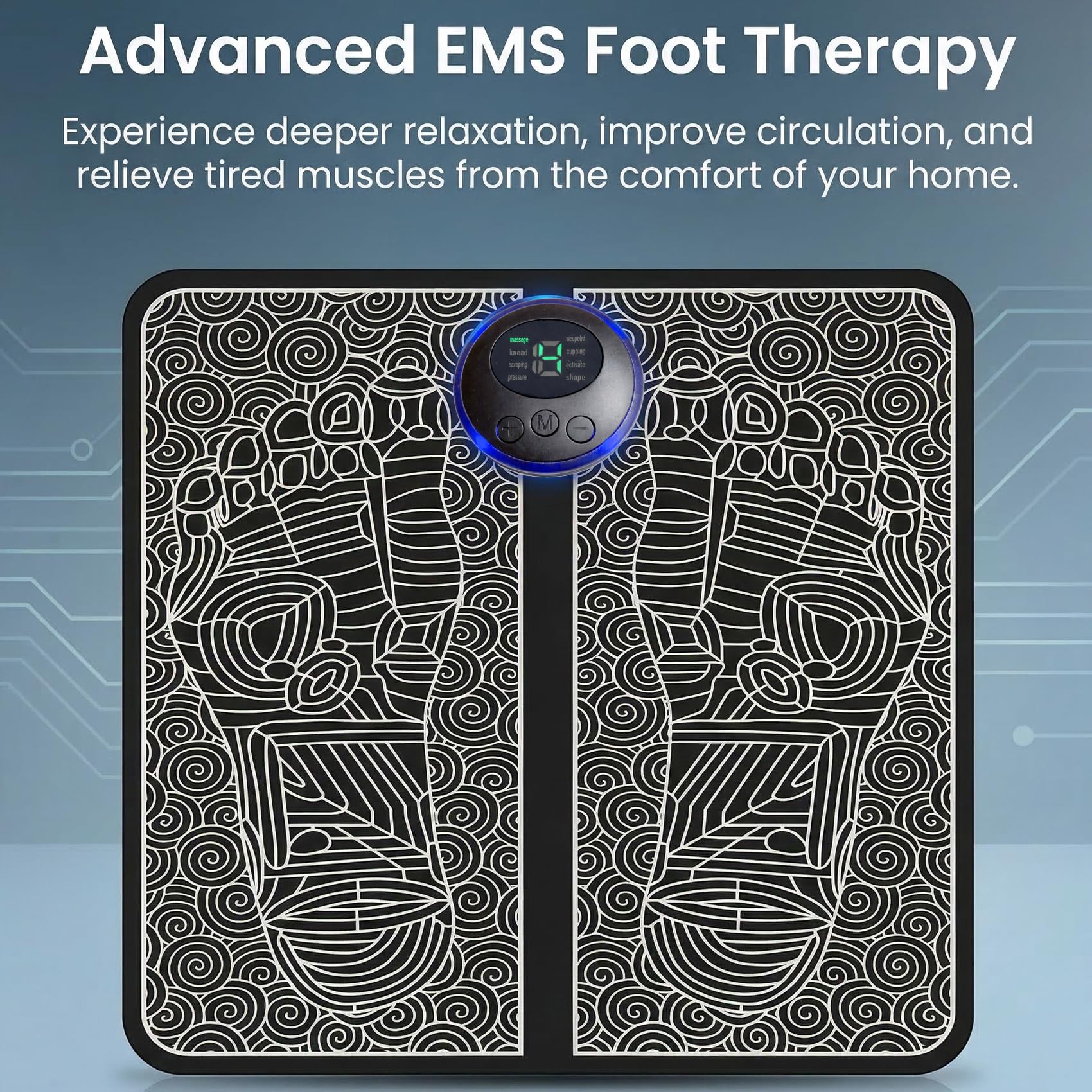 Matras Pijat Kaki EMS TENS & P - Ems Foot Massager ulasan dan harga