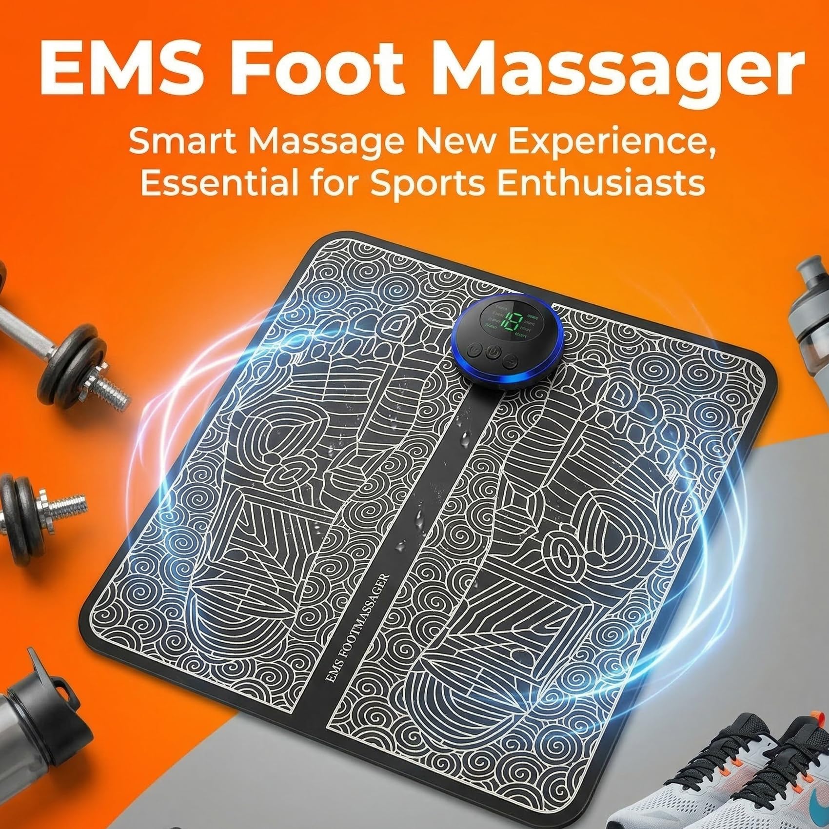 Matras Pijat Kaki EMS TENS & P - Ems Foot Massager ulasan dan harga
