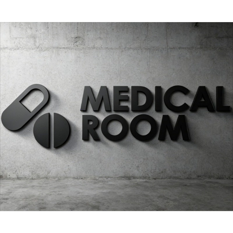 Papan Tanda Ruangan Medis - Pa - Health Wellness Office ulasan dan harga