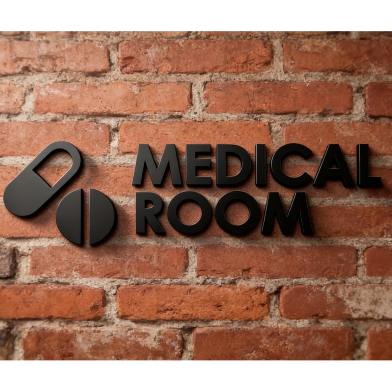 Papan Tanda Ruangan Medis - Pa - Health Wellness Office ulasan dan harga