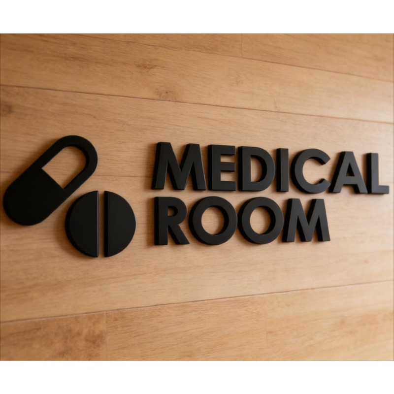 Papan Tanda Ruangan Medis - Pa - Health Wellness Office ulasan dan harga