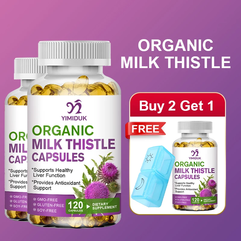 Suplemen Hati Milk Thistle YIM - Health Wellness Vitality ulasan dan harga