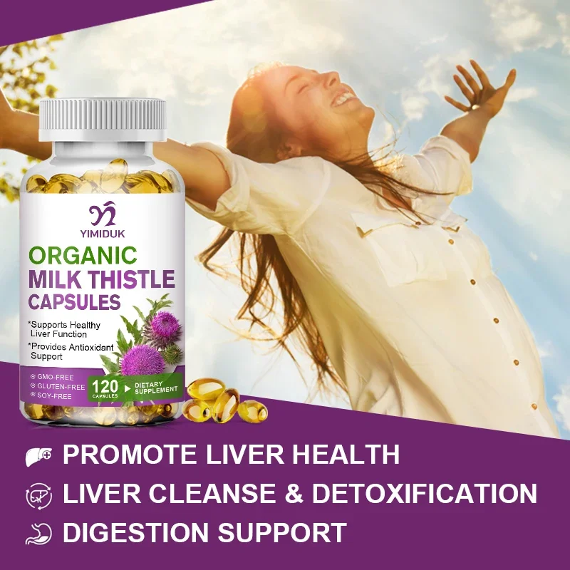 Suplemen Hati Milk Thistle YIM - Health Wellness Vitality ulasan dan harga