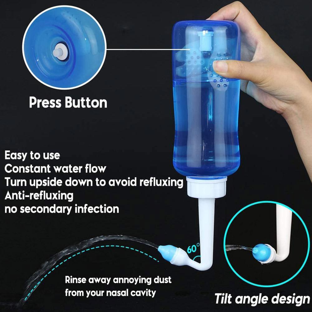 300ML Pembersih Hidung Botol I - Neti Pot Nasal Rinse ulasan dan harga
