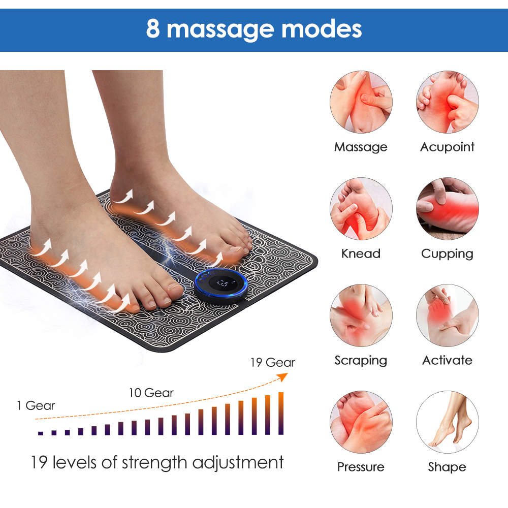 EMS bantalan pijat kaki dengan - Ems Foot Massager ulasan dan harga
