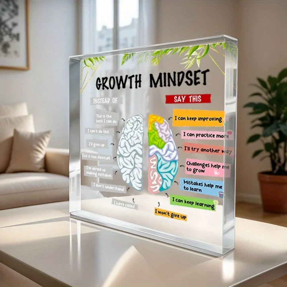 CIFBUY Ornamen Desktop Akrilik - Health Wellness Office ulasan dan harga