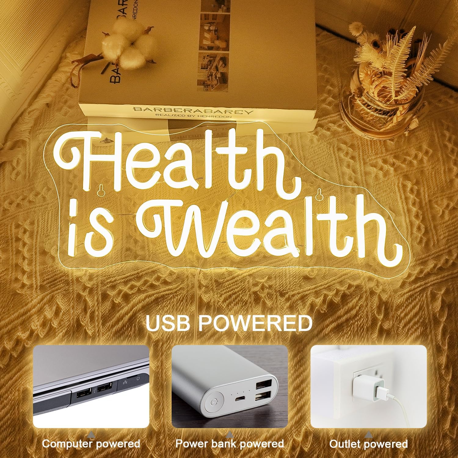 Kesehatan adalah Kekayaan Lamp - Health Wellness Office ulasan dan harga