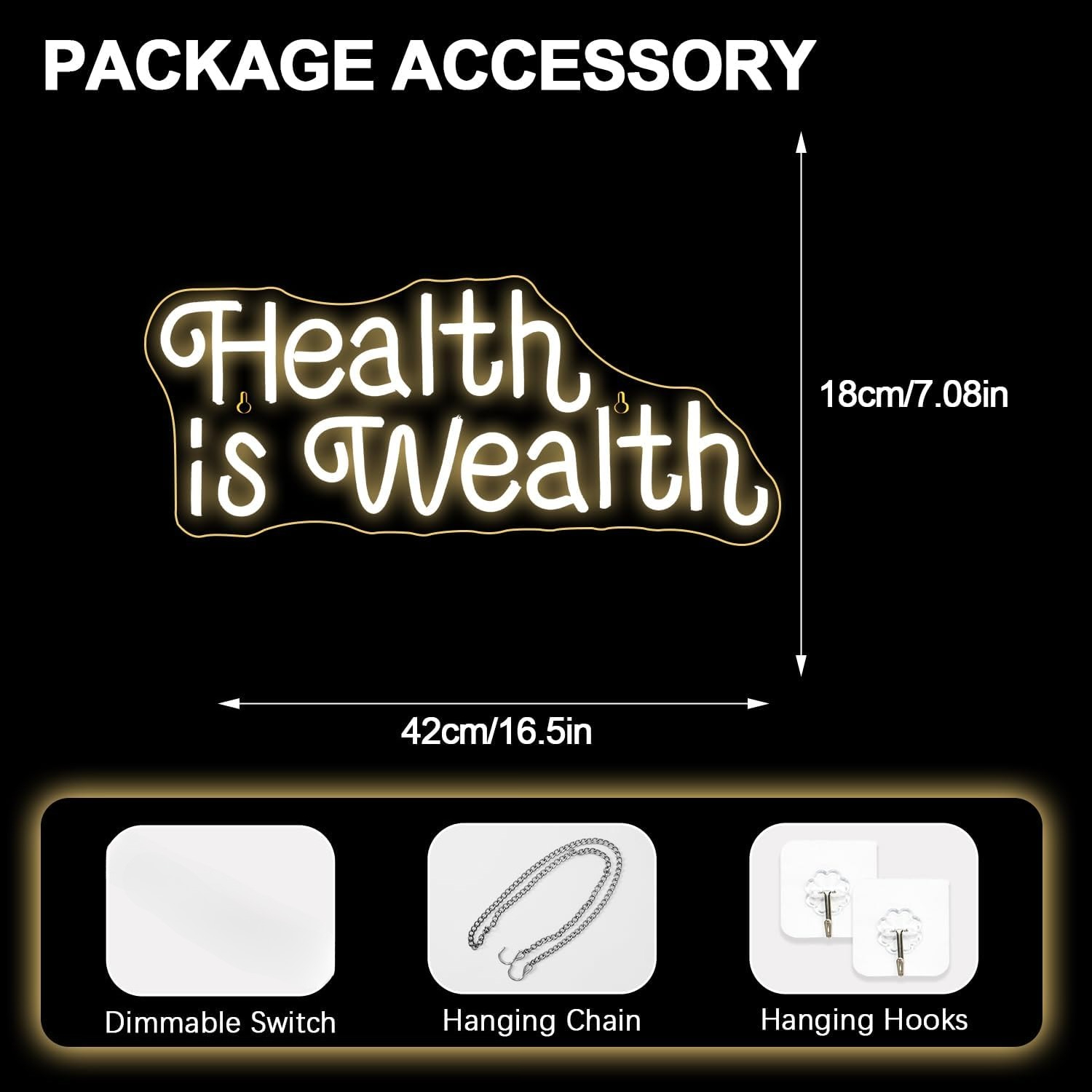 Kesehatan adalah Kekayaan Lamp - Health Wellness Office ulasan dan harga