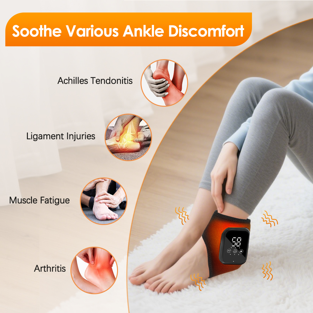 Alat Pijat Pemanas Kaki dengan - Ankle Brace Support ulasan dan harga
