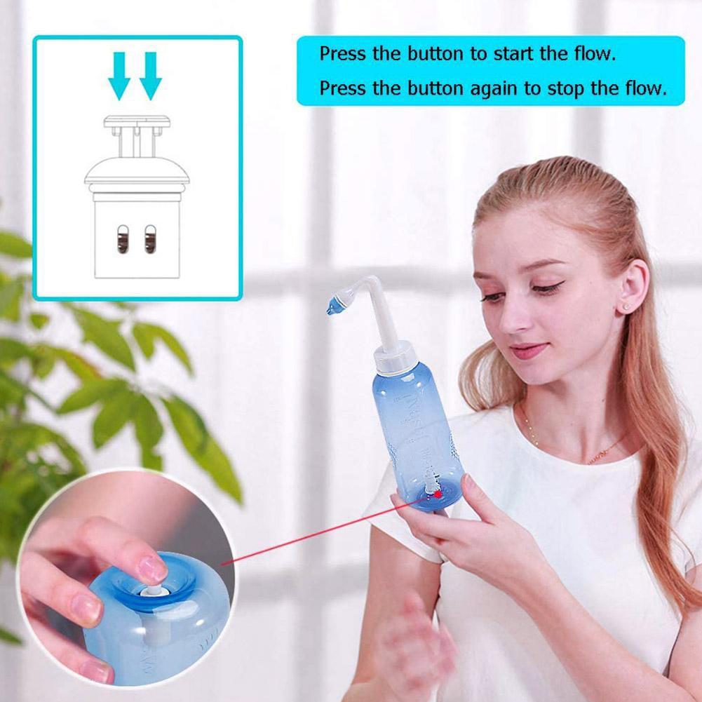300 Pembersih Hidung Botol Iri - Neti Pot Nasal Rinse ulasan dan harga