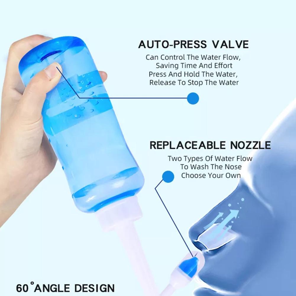300 Pembersih Hidung Botol Iri - Neti Pot Nasal Rinse ulasan dan harga