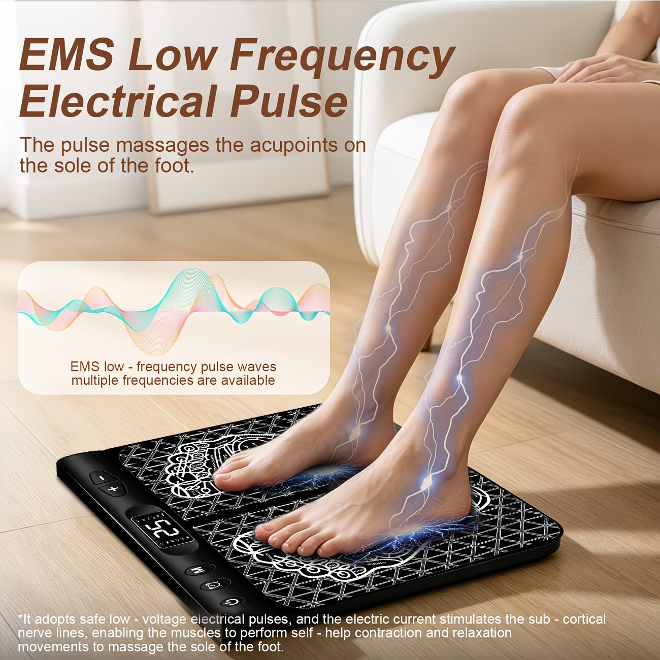 12 Mode 25 Intensitas Alat Pij - Ems Foot Massager ulasan dan harga