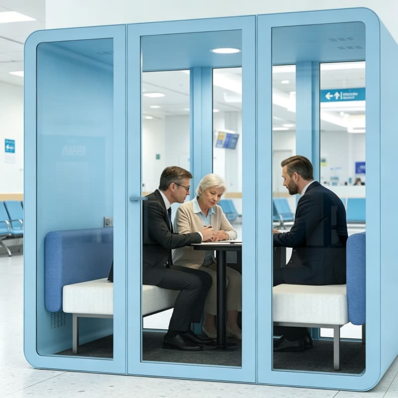 Kotak Akustik Wellness Pod unt - Health Wellness Office ulasan dan harga