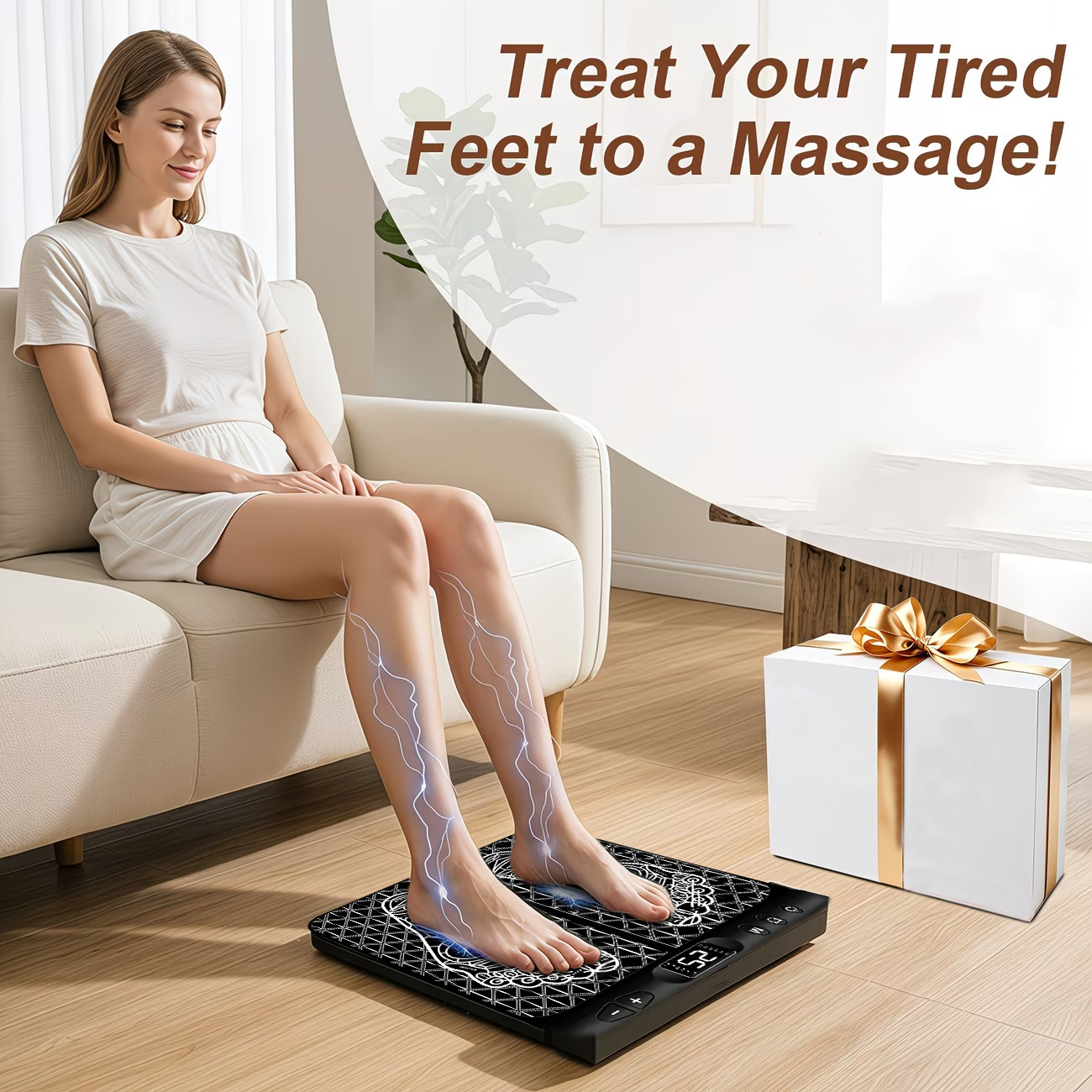 Matras Pijat Kaki EMS - Bantal - Ems Foot Massager ulasan dan harga
