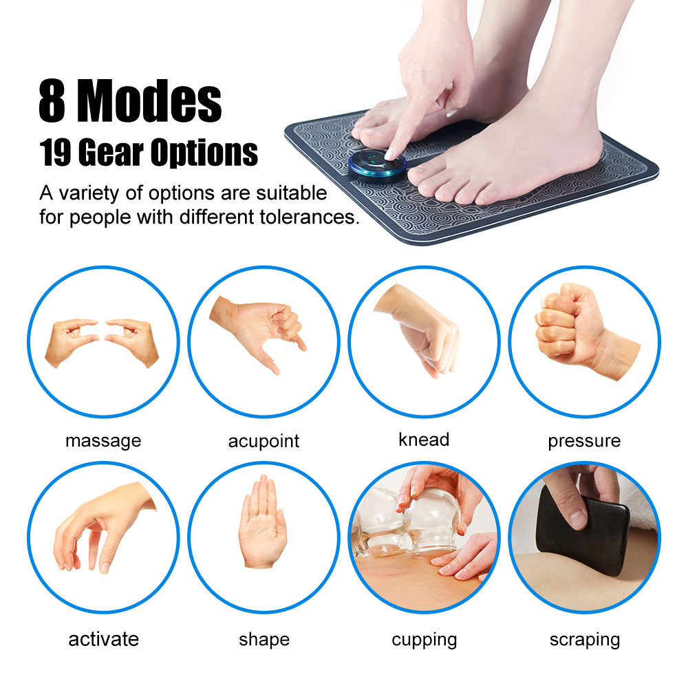 EMS bantalan pijat kaki fisiot - Ems Foot Massager ulasan dan harga